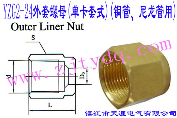 YZG2-24ĸ(οʽ)(~)Outer Liner Nut