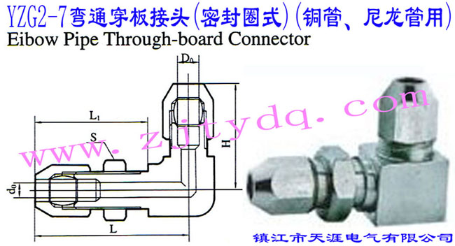 YZG2-7ͨ^(ܷȦʽ)(~)Elbow Pipe Through-board Connector